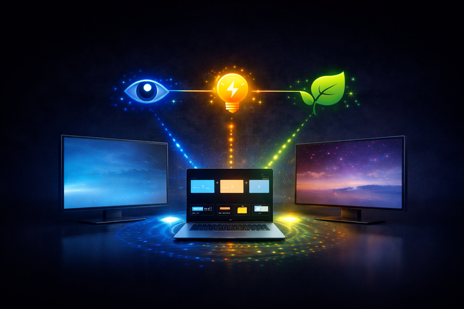 ScreenGenie – dark splash screen